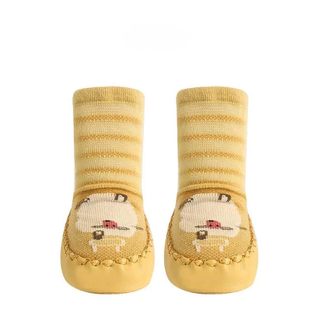 Toddler Non-slip Socks™ -  Steps in Style - Baby Socken Schaf / L (18-24 Monate) | Pädagogisches Holzspielzeug von Mein Kleines Baby