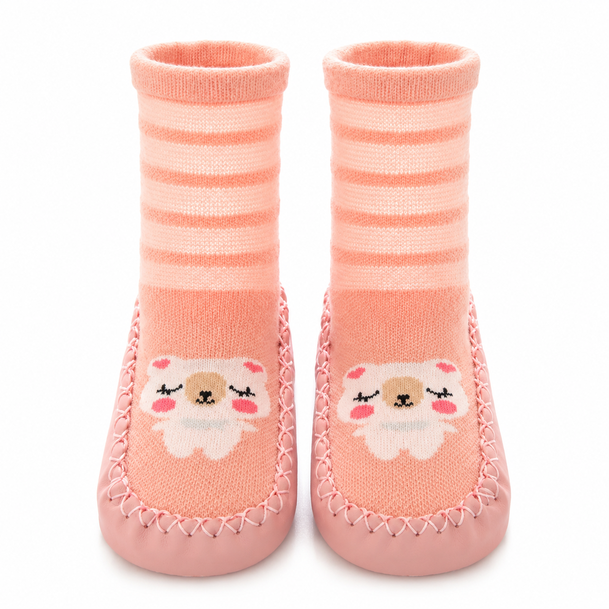 Toddler Non-slip Socks™ -  Steps in Style - Babystrømper Bjørn / M (6-18 måneder) | Pädagogisches Holzspielzeug von Mein Kleines Baby