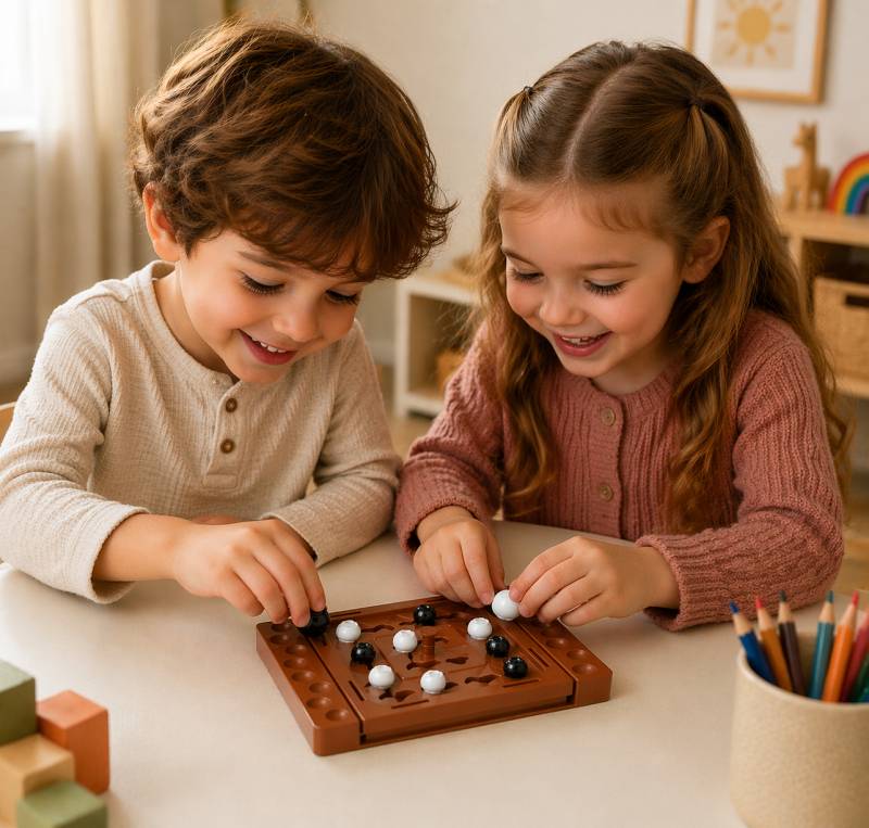 Touch Flip Chess– Denken&Interaktiv– Brettspiel | Pädagogisches Holzspielzeug von Mein Kleines Baby