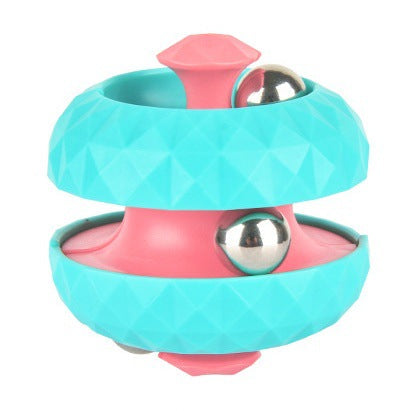 Track Ball Cube™ - beroligende og afslappende - Fidget Toy grøn | Pädagogisches Holzspielzeug von Mein Kleines Baby