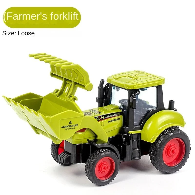 Tractor Toy™ - Abenteuer auf dem Bauernhof - Traktor Spielzeug Bagger | Pädagogisches Holzspielzeug von Mein Kleines Baby
