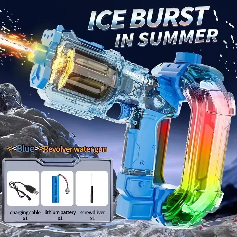 TurboBlaster – Aktion & Spritzspaß – Raum-Wasserpistole Blauer Revolver | Pädagogisches Holzspielzeug TurboBlaster – Aktion & Spritzspaß – Raum-Wasserpistole Blauer Revolver | Pädagogisches Holzspielzeug von Mein Kleines Baby