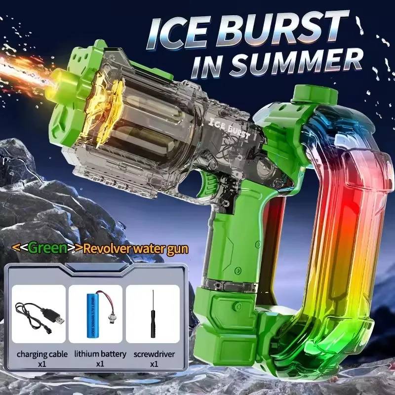 TurboBlaster – Aktion & Spritzspaß – Raum-Wasserpistole Grüner Revolver | Pädagogisches Holzspielzeug TurboBlaster – Aktion & Spritzspaß – Raum-Wasserpistole Grüner Revolver | Pädagogisches Holzspielzeug von Mein Kleines Baby
