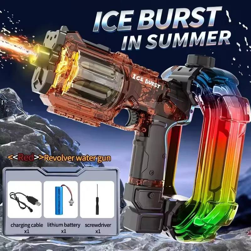TurboBlaster – Aktion & Spritzspaß – Raum-Wasserpistole Roter Revolver | Pädagogisches Holzspielzeug TurboBlaster – Aktion & Spritzspaß – Raum-Wasserpistole Roter Revolver | Pädagogisches Holzspielzeug von Mein Kleines Baby