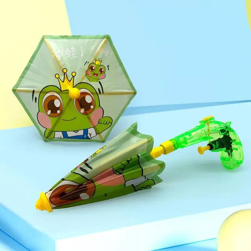 Umbrella Blaster - Sommer&Spaß – Wasserpistole Regenschirm Frosch | Pädagogisches Holzspielzeug Umbrella Blaster - Sommer&Spaß – Wasserpistole Regenschirm Frosch | Pädagogisches Holzspielzeug von Mein Kleines Baby