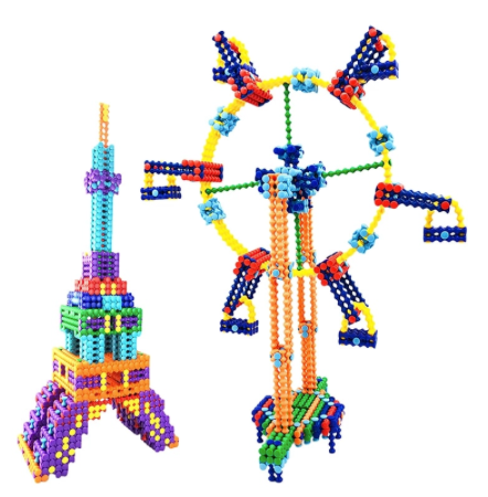 UniqueBlocks™ - Ultimativer Spielspaß! - Playstix-Bausteine 160 Stück | Pädagogisches Holzspielzeug von Mein Kleines Baby
