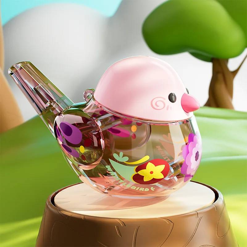 Water Bird Whistle™ – Pfeifen wie ein Vogel! - Vogel pfeifen Spielzeug Lila | Pädagogisches Holzspielzeug von Mein Kleines Baby