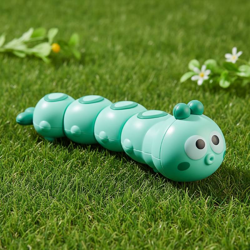 Wind-Up Caterpillar – Legende & bevægelige – Kryb-legetøj Grøn | Pädagogisches Holzspielzeug Wind-Up Caterpillar – Legende & bevægelige – Kryb-legetøj Grøn | Pädagogisches Holzspielzeug von Mein Kleines Baby
