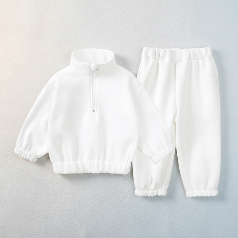 Winter Tracksuit – Warm & Comfort – Winter-Kinderanzug Weiß / 110 (3–4 Jahre) | Pädagogisches Holzspielzeug von Mein Kleines Baby