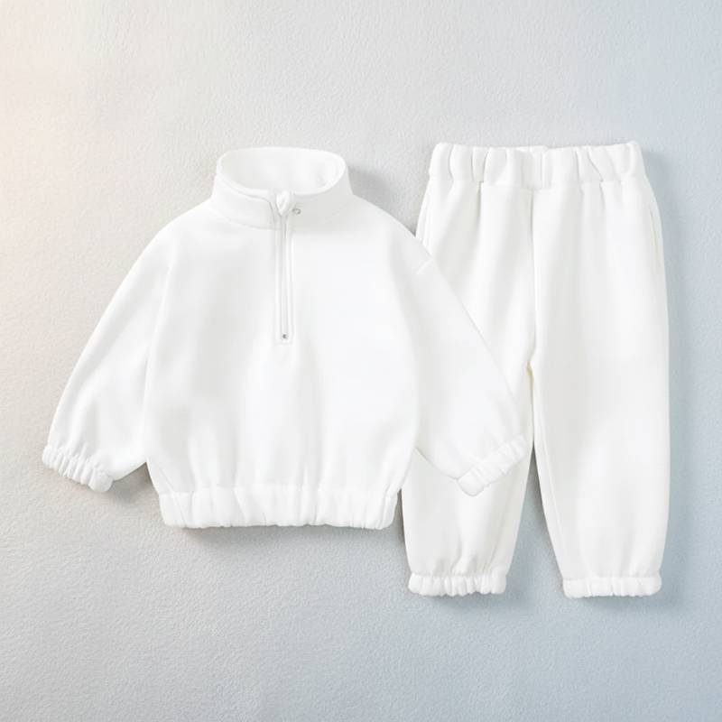 Winter Tracksuit – Warm & Comfort – Winter-Kinderanzug Weiß / 110 (3–4 Jahre) | Pädagogisches Holzspielzeug von Mein Kleines Baby