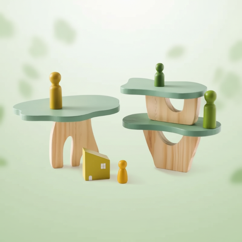 Wooden Forest Blocks – Kreativität & Entwicklung – Stapelspielzeug aus Holz Kleiner Baum | Pädagogisches Holzspielzeug Wooden Forest Blocks – Kreativität & Entwicklung – Stapelspielzeug aus Holz Kleiner Baum | Pädagogisches Holzspielzeug von Mein Kleines Baby