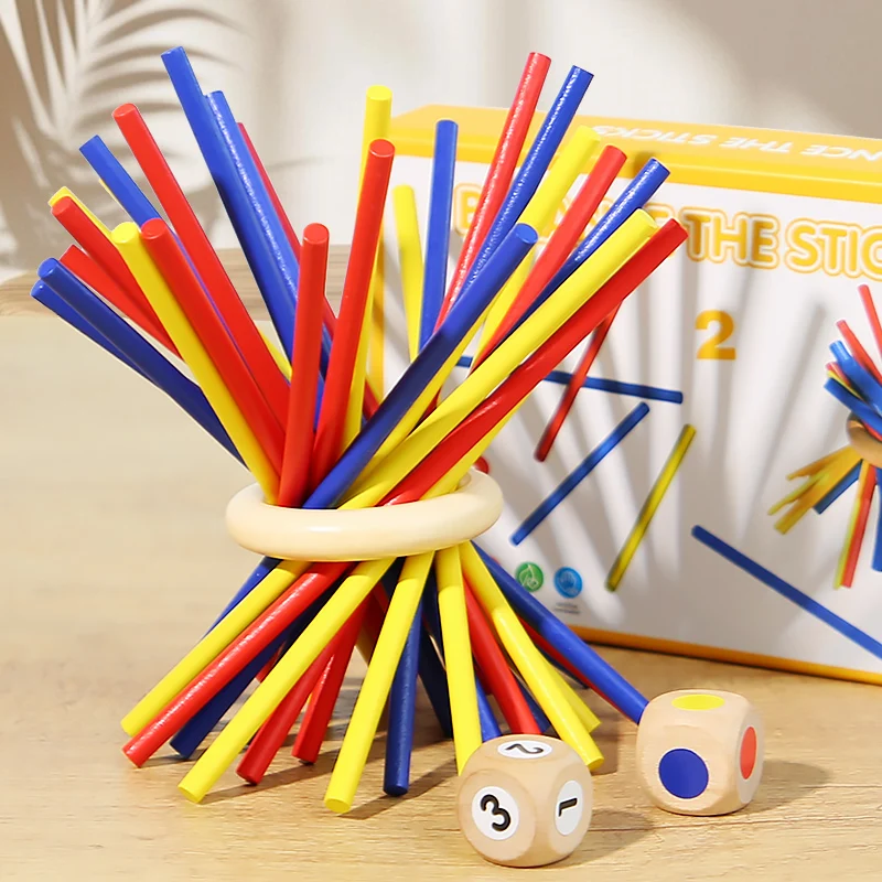 Wooden Stick Battle Game – Denken & Interaktiv – Strategisches Brettspiel Stäbchen pflücken | Pädagogisches Holzspielzeug von Mein Kleines Baby