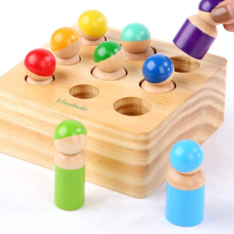 Woods™ - Entdecken und sortieren - Sortierspiel | Pädagogisches Holzspielzeug von Mein Kleines Baby