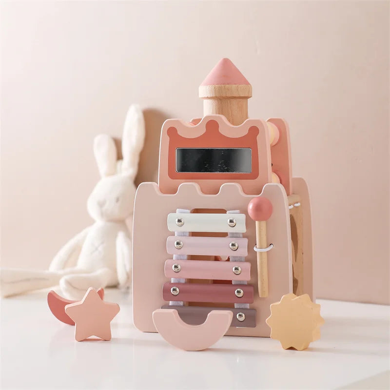 Woods™ - Kreativer Klangspaß - Hölzerner Musikturm | Pädagogisches Holzspielzeug von Mein Kleines Baby