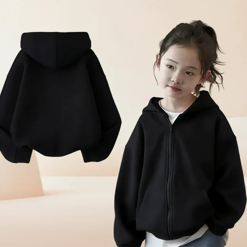 YoungStyle – Trendy og praktisk – Hættetrøje til børn Sort / 160 (13–14 år) | Pädagogisches Holzspielzeug von Mein Kleines Baby