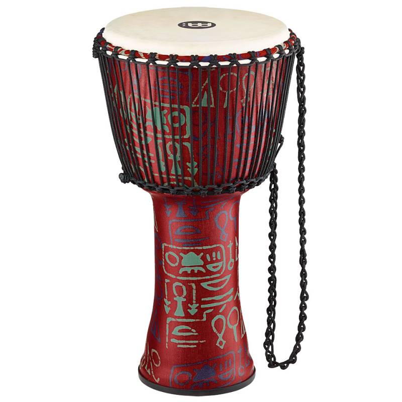 Meinl African 12" Rope Tuned Large Djembe PADJ1-L-G Pharaoh&#39;s Script von Meinl