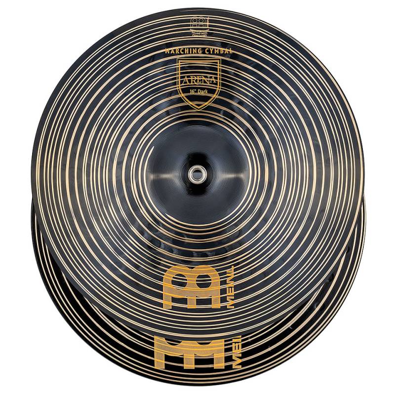 Meinl Arena Dark MA-AR-16DA 16" Marching Cymbals Marschbecken von Meinl