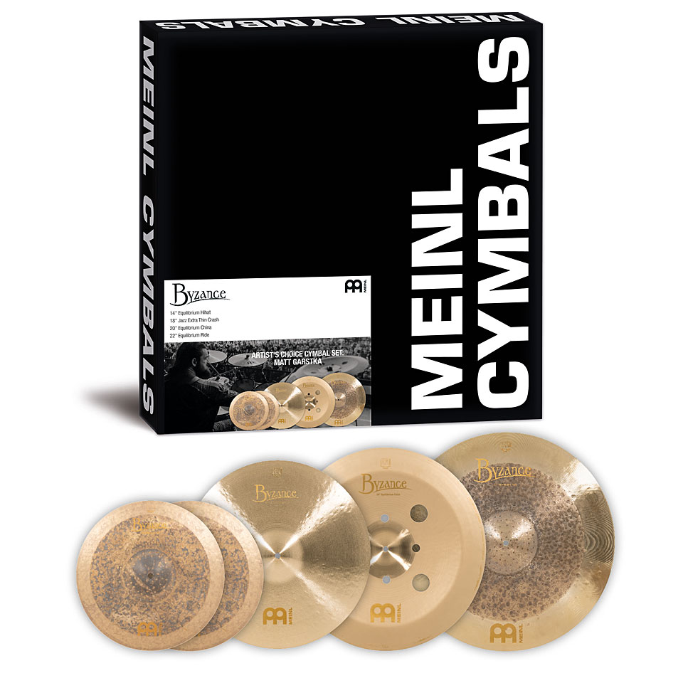 Meinl Byzance Artist&#39;s Choice A-CS4 Matt Garstka Becken-Set von Meinl