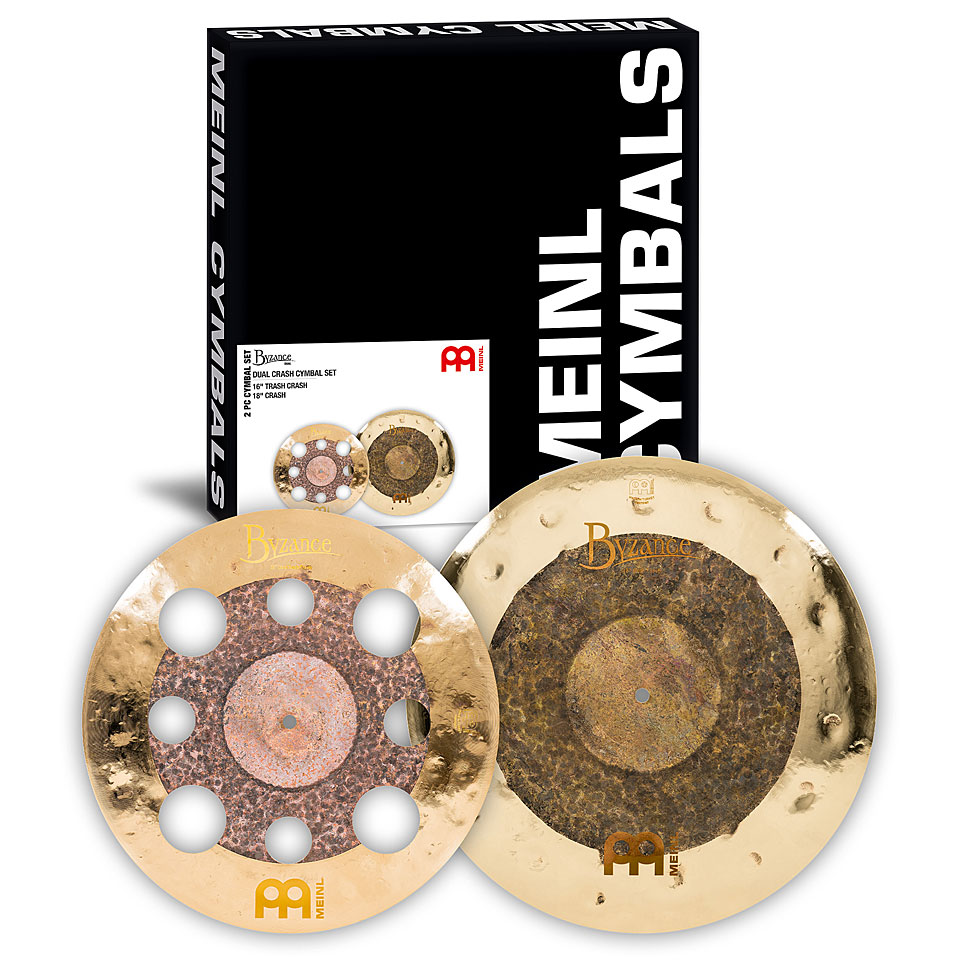 Meinl Byzance Dual B1618DU Crash Cymbal Set Becken-Set von Meinl