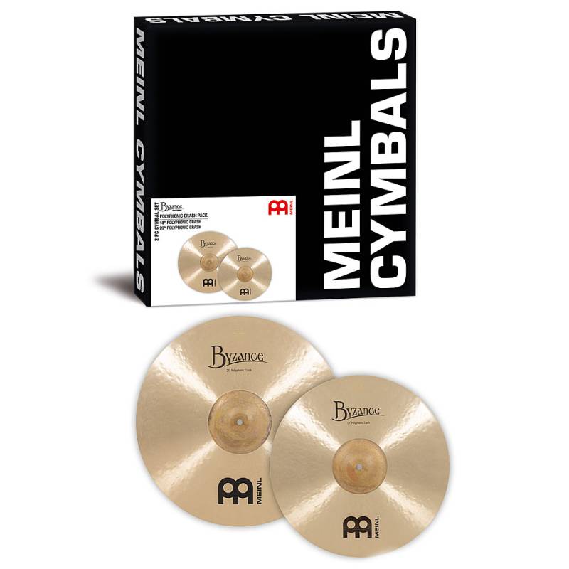 Meinl Byzance Traditional BMAT3 18"/20" Polyphonic Crash Pack von Meinl