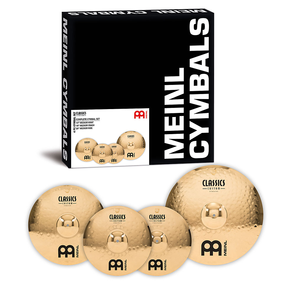 Meinl Classics Custom CC-CS1 Complete Brilliant Cymbal Set Becken-Set von Meinl