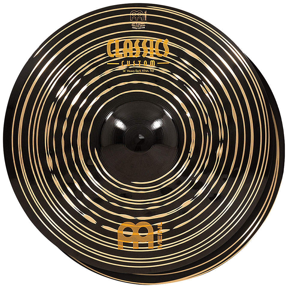 Meinl Classics Custom Dark 14" Heavy HiHat CC14HDAH Hi-Hat-Becken Meinl Classics Custom Dark 14" Heavy HiHat CC14HDAH Hi-Hat-Becken von Meinl