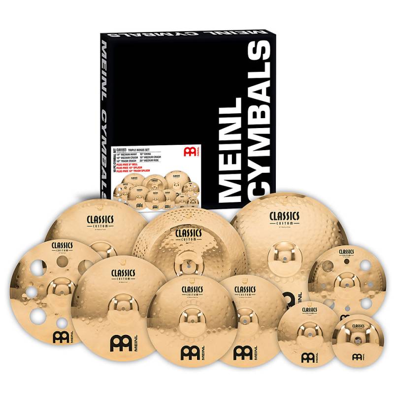 Meinl Classics Custom CC4680-TRB Triple Bonus Set Becken-Set von Meinl