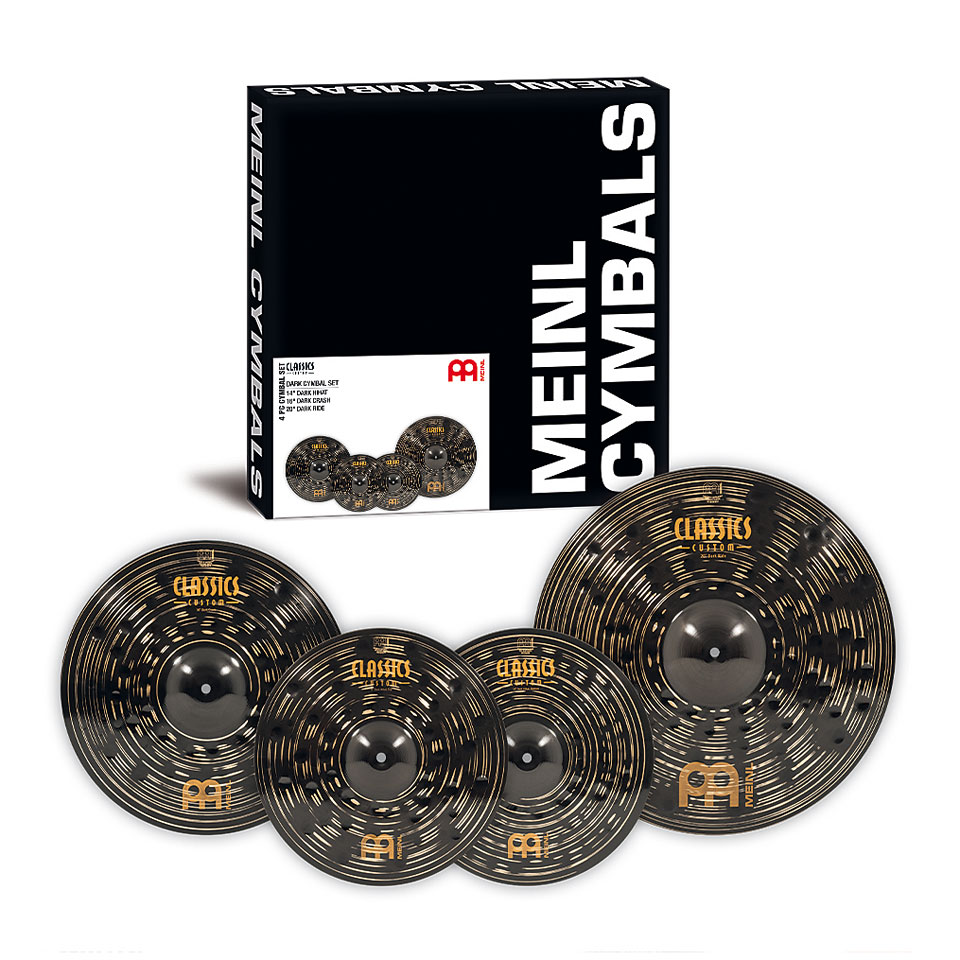 Meinl Classics Custom Dark CCD141620 Complete Cymbal Set Becken-Set von Meinl
