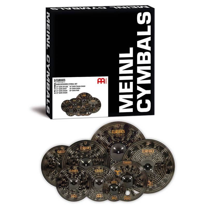 Meinl Classics Custom Dark CCD-CS2 Expanded Cymbal Set Becken-Set von Meinl