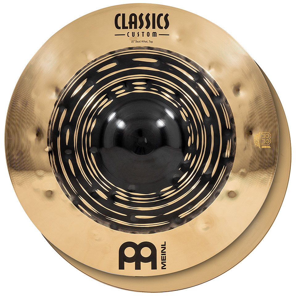 Meinl Classics Custom Dual CC15DUH 15" HiHat Hi-Hat-Becken Meinl Classics Custom Dual CC15DUH 15" HiHat Hi-Hat-Becken von Meinl