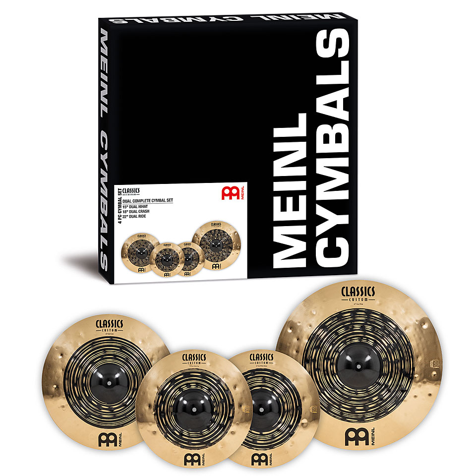 Meinl Classics Custom Dual CCDU-CS1 Complete Cymbal Set Becken-Set Meinl Classics Custom Dual CCDU-CS1 Complete Cymbal Set Becken-Set von Meinl