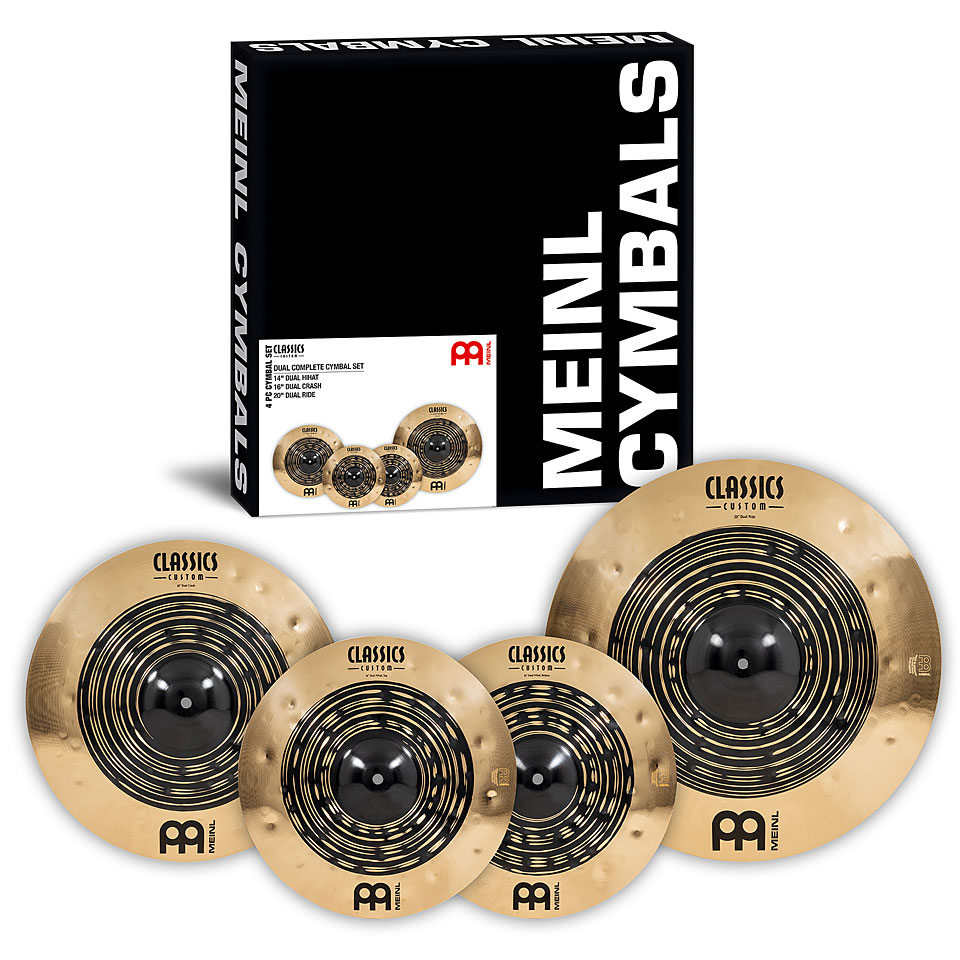 Meinl Classics Custom Dual CCDU141620 Complete Cymbal Set Becken-Set Meinl Classics Custom Dual CCDU141620 Complete Cymbal Set Becken-Set von Meinl