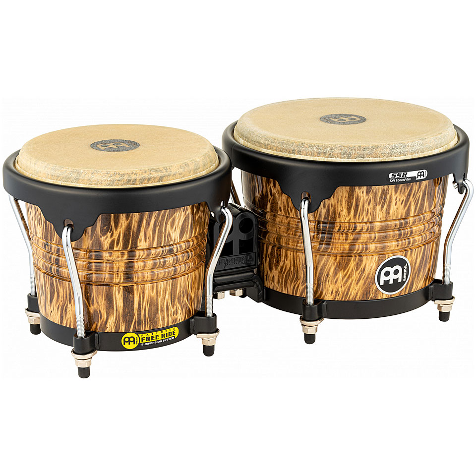 Meinl Marathon Series FWB190LB Freeride Bongo Leopard Burl Bongo von Meinl