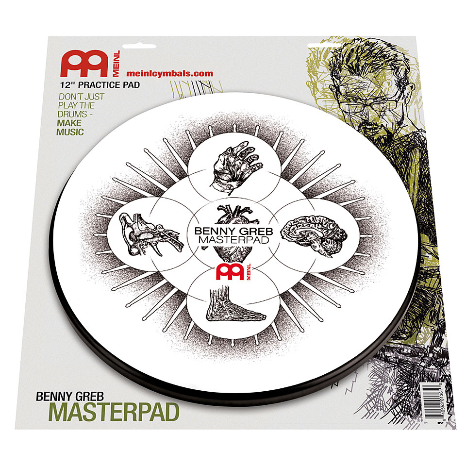 Meinl 12" Benny Greb Practice Masterpad Übungspad Meinl 12" Benny Greb Practice Masterpad Übungspad von Meinl