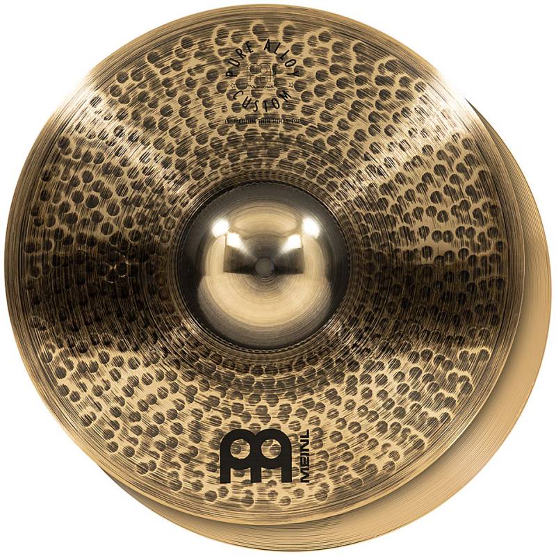 Meinl Pure Alloy Custom PAC15MTH 15" Medium Thin HiHat Hi-Hat-Becken von Meinl