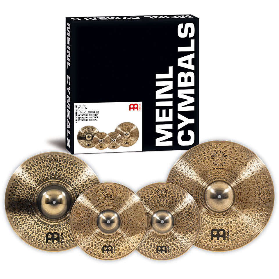 Meinl Pure Alloy Custom PAC141820 Cymbal Set Becken-Set Meinl Pure Alloy Custom PAC141820 Cymbal Set Becken-Set von Meinl