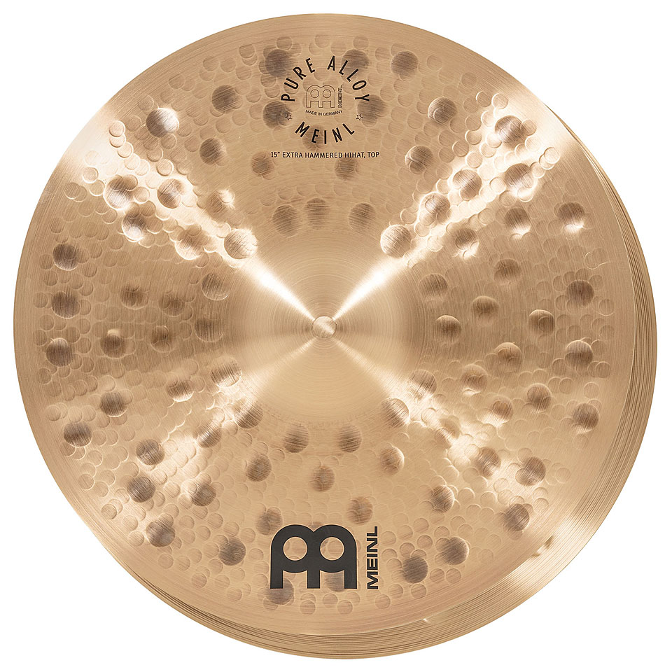 Meinl Pure Alloy PA15EHH 15" Extra Hammered HiHat Hi-Hat-Becken Meinl Pure Alloy PA15EHH 15" Extra Hammered HiHat Hi-Hat-Becken von Meinl