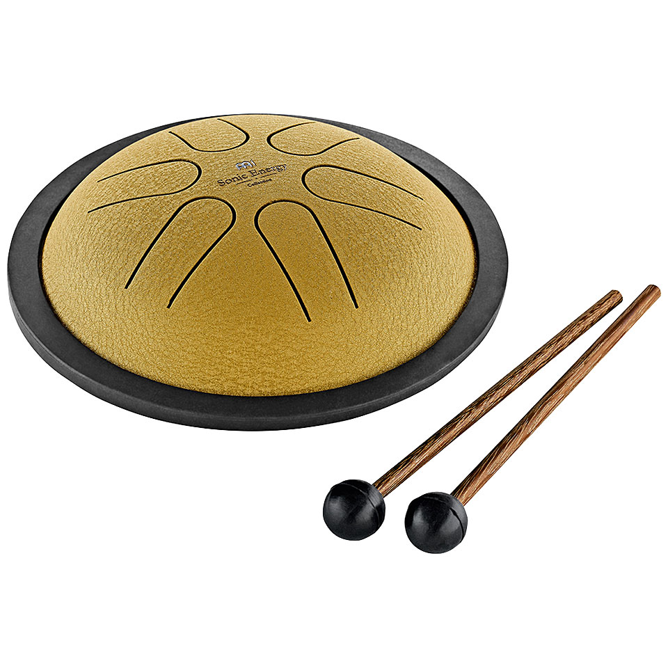 Meinl Sonic Energy MSTD3G Mini Steel Tongue Drum B-Major 6" Gold von Meinl