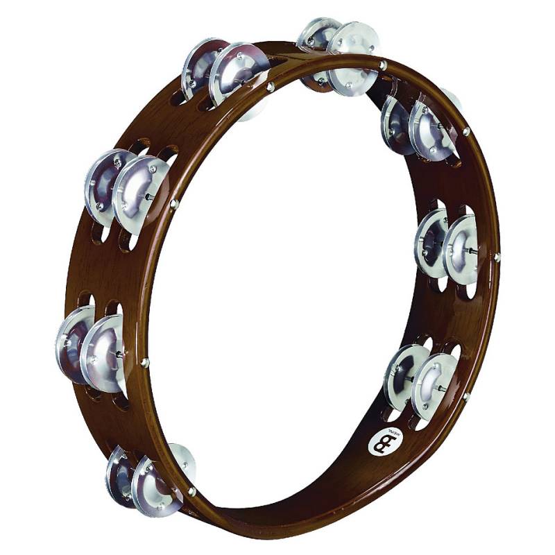 Meinl Handheld 10" Wood Tambourine African Brown TA2A-AB Tambourin von Meinl