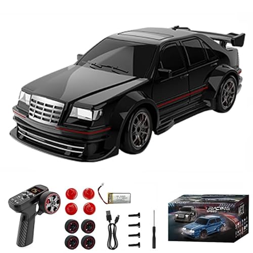 Meiurlex 1/43 RC Drift Car mit Gyro, 2.4GHz Ferngesteuertes Drift Auto mit LED-Leuchten, 4WD Mini RC Rennwagen Modell Geschenk für Erwachsene Meiurlex 1/43 RC Drift Car mit Gyro, 2.4GHz Ferngesteuertes Drift Auto mit LED-Leuchten, 4WD Mini RC Rennwagen Modell Geschenk für Erwachsene von Meiurlex
