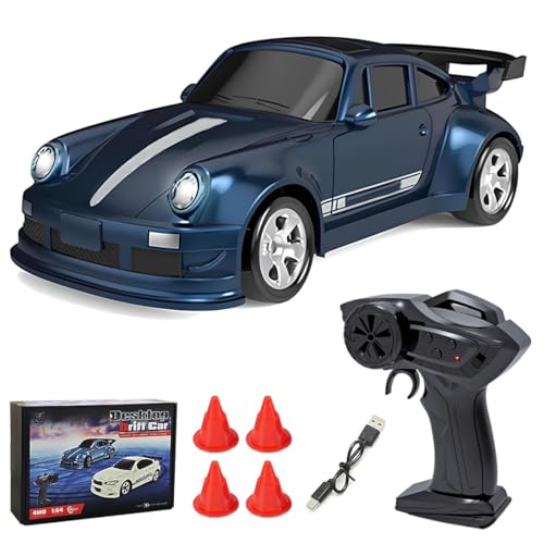 Meiurlex 1/64 RC Drift Auto, 2,4GHz Desktop Rennauto Ferngesteuertes Auto Sportwagen, 4WD Mini Racing Car Hobby Geschenk - FQD23 von Meiurlex