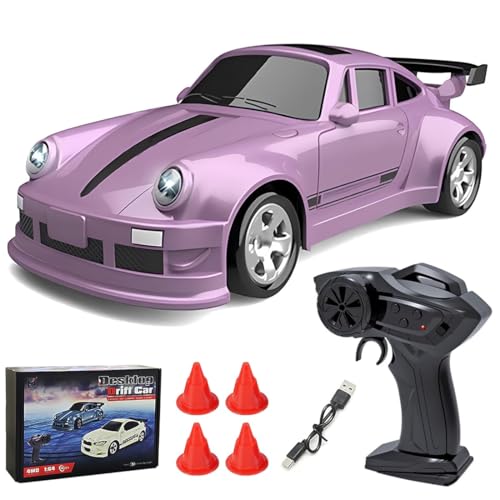 Meiurlex 1/64 RC Drift Auto, 2,4GHz Desktop Rennauto Ferngesteuertes Auto Sportwagen, 4WD Mini Racing Car Hobby Geschenk - FQD23 von Meiurlex