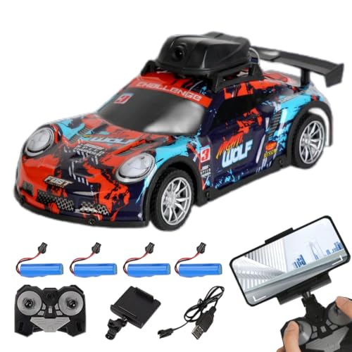 Meiurlex 1:20 RC Drift Car mit Kamera & Lichteffekten, 2.4 GHz Ferngesteuerte Drift Auto APP Gesteuerte, RC Rennwagen Off-Road Fahrzeug Spielzeug Auto Geschenk Meiurlex 1:20 RC Drift Car mit Kamera & Lichteffekten, 2.4 GHz Ferngesteuerte Drift Auto APP Gesteuerte, RC Rennwagen Off-Road Fahrzeug Spielzeug Auto Geschenk von Meiurlex