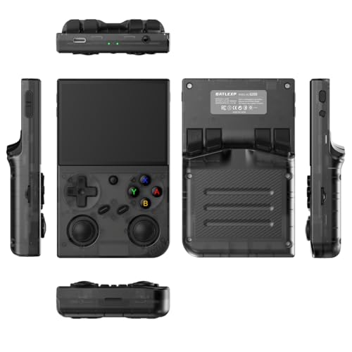 Meiurlex 𝟐𝟎𝟐𝟓 𝐍𝐄𝐔 G350 Handheld Spielkonsole mit 128G TF Karte 9000+Spiele, 3,5 Zoll IPS Bildschirm RK3326 Linux System Tragbare Konsole Retro Videospiel Playe Meiurlex 𝟐𝟎𝟐𝟓 𝐍𝐄𝐔 G350 Handheld Spielkonsole mit 128G TF Karte 9000+Spiele, 3,5 Zoll IPS Bildschirm RK3326 Linux System Tragbare Konsole Retro Videospiel Playe von Meiurlex