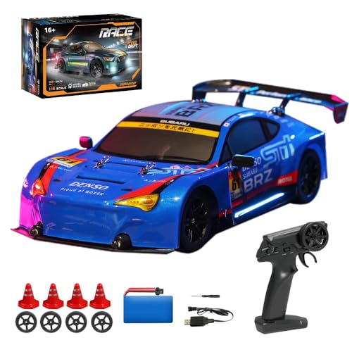 Meiurlex 30KM/H RC Drift Car, 1:16 Mini Drift Auto 4WD Ferngesteuertes Auto mit LED Leuchten, 2.4Ghz Fernbedienung Drifts RC Car Spielzeugauto für Erwachsene Meiurlex 30KM/H RC Drift Car, 1:16 Mini Drift Auto 4WD Ferngesteuertes Auto mit LED Leuchten, 2.4Ghz Fernbedienung Drifts RC Car Spielzeugauto für Erwachsene von Meiurlex