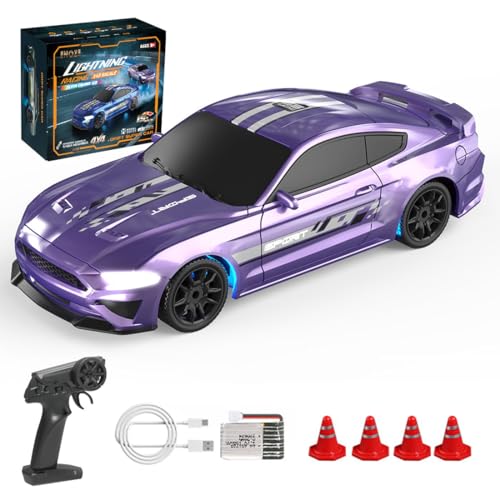 Meiurlex 8500 RC Mini Drift Auto, 2,4GHz Ferngesteuertes Auto 15 KM/H Drift Rennwagen mit LED-Beleuchtung, 1:43 Maßstab RC Car 4WD Modell für Erwachsene & Bastler Meiurlex 8500 RC Mini Drift Auto, 2,4GHz Ferngesteuertes Auto 15 KM/H Drift Rennwagen mit LED-Beleuchtung, 1:43 Maßstab RC Car 4WD Modell für Erwachsene & Bastler von Meiurlex
