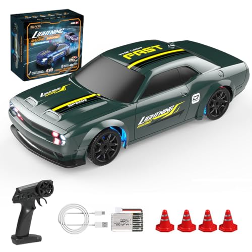 Meiurlex 8501 RC Mini Drift Auto, 2,4GHz Ferngesteuertes Auto 15 KM/H Drift Rennwagen mit LED-Beleuchtung, 1:43 Maßstab RC Car 4WD Modell für Erwachsene & Bastler Meiurlex 8501 RC Mini Drift Auto, 2,4GHz Ferngesteuertes Auto 15 KM/H Drift Rennwagen mit LED-Beleuchtung, 1:43 Maßstab RC Car 4WD Modell für Erwachsene & Bastler von Meiurlex