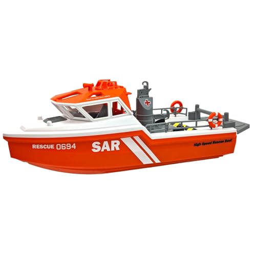 Meiurlex Ferngesteuertes Rettungsboot, 2,4-GHz Wasserdichtes Rennboote 1:32 RC Schlepper Simulations Modell, 8 KM/H Hochgeschwindigkeits Rennboot für Pool & Seen, Erwachsene Meiurlex Ferngesteuertes Rettungsboot, 2,4-GHz Wasserdichtes Rennboote 1:32 RC Schlepper Simulations Modell, 8 KM/H Hochgeschwindigkeits Rennboot für Pool & Seen, Erwachsene von Meiurlex