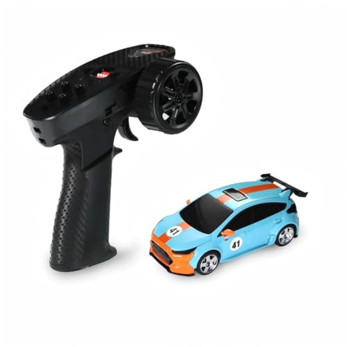 Meiurlex MG044 Mini Drift RC Car mit Gyro, 1:43 Maßstab 2,4G RC Elektro 4WD Rennfahrzeug Ferngesteuertes Spielzeugauto Geschenk für Erwachsene (RTR Version) von Meiurlex