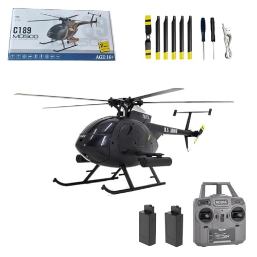 Meiurlex RC ERA MD500 C189 RC Helikopter mit 6-Achsen Gyro, 1/28 Little Bird Aircraft 2,4G 4CH Einrotor-Fernsteuerungs Hubschrauber, Start/Landung mit Einer Taste Meiurlex RC ERA MD500 C189 RC Helikopter mit 6-Achsen Gyro, 1/28 Little Bird Aircraft 2,4G 4CH Einrotor-Fernsteuerungs Hubschrauber, Start/Landung mit Einer Taste von Meiurlex